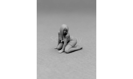 Девушка на полу 1:43 АМформа 0156, фигурка, scale43