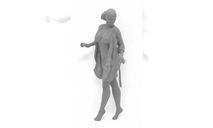 Девушка в распахнутом халате 1:43 АМформа 0387, фигурка, scale43