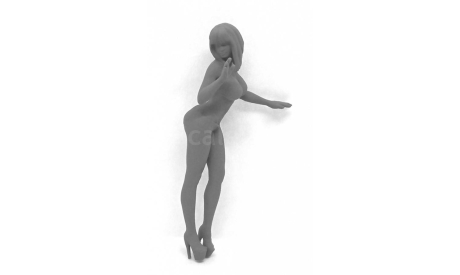 Девушка моет машину 1:43 АМформа 0304, фигурка, scale43
