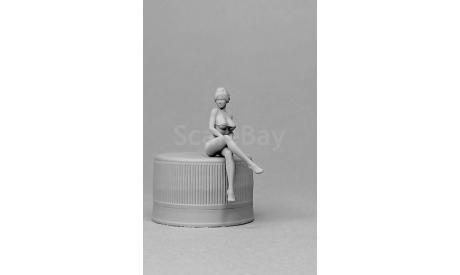 Девушка сидит в микробикини 1:43 АМформа 0011, фигурка, scale43