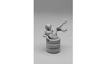 Девушка на покрышках 1:43 АМформа 0236, фигурка, scale43