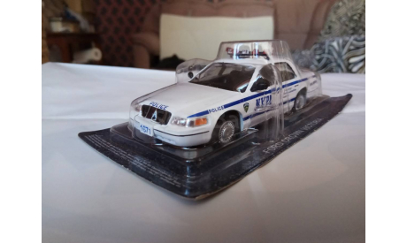 Ford Crown Victoria полиция Нью-Йорка ПММ 7, журнальная серия Полицейские машины мира (DeAgostini), 1:43, 1/43, Полицейские машины мира, Deagostini