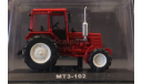 МТЗ-102 Тракторы №103, масштабная модель трактора, Тракторы. История, люди, машины. (Hachette collections), scale43
