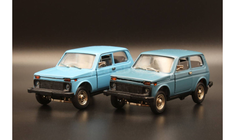 ВАЗ 2121 Нива серо-голубая Саратов Май 1992, масштабная модель, Агат/Моссар/Тантал, 1:43, 1/43