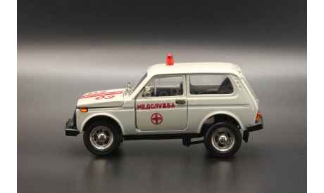 ВАЗ 2121 Нива Медслужба Саратов, масштабная модель, Агат/Моссар/Тантал, scale43