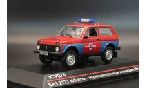 ВАЗ-2121 Нива Муниципальная Милиция Москва ICV, масштабная модель, scale43