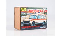 ВАЗ-2131-05 Нива Медслужба AVD Models, сборная модель автомобиля, scale43