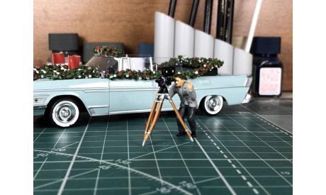 Кинооператор и кинокамера мастерская Model Stroy, фигурка, scale43