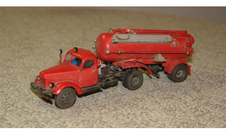 АХП-6 (ЗиL - 164) мод.102 автомобиль пенохимического тушения SL 162S1 следы эксплуатации, в одном экземпляре мастерская СарЛаб, масштабная модель, scale43