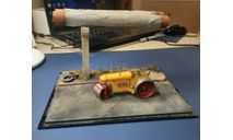 Диорама с моделью катка Д-211 из кита Nord Star Model , диорама мастер Колесов + каток сборка, покраска и везеринг мастерская СарЛаб, масштабная модель трактора, scale43