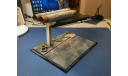 Диорама с моделью катка Д-211 из кита Nord Star Model , диорама мастер Колесов + каток сборка, покраска и везеринг мастерская СарЛаб, масштабная модель трактора, scale43