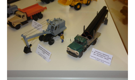 ЗиL-130 с прицепом сортиментовозом, перевозка труб, следы эксплуатации SL-138, мастерская СарЛаб, масштабная модель, scale43