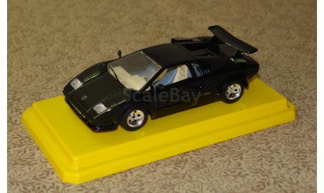 Lamborghini Countach 5000 Quattrovalvole = Burago = (Italy) 1-24, масштабная модель, 1:24, 1/24