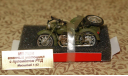 МВ-750М военный мотоцикл с пулемётом РПД (спец.версия - со следами эксплуатации) = Model Stroy = + бонус АК-74 Бесплатная пересылка по России, масштабная модель мотоцикла, 1:43, 1/43