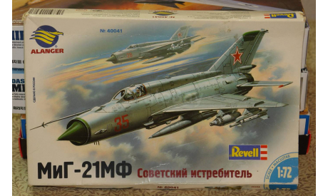 МиГ - 21 МФ = REVELL - ALANGER = + подставка к модели + каталог красок АКАН + история создания МиГ Скидка 19 % от цены при покупке на аукционе, сборные модели авиации, scale72