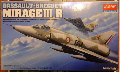 Mirage - III R = Academy = 1-48, сборные модели авиации, 1:48, 1/48