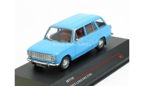 ВАЗ 2102 «Жигули» - синий 1972, масштабная модель, IST Models, scale43