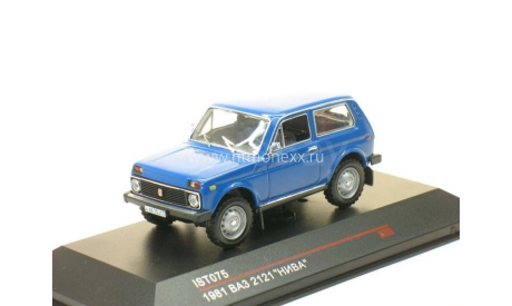 ВАЗ 2121 ’НИВА’ 1978 Синий, масштабная модель, IST Models, scale43