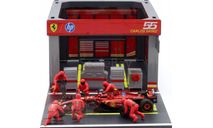 Bburago 1:43 Ferrari SF-24 Pit Stop 2024 Sainz F1, масштабная модель, scale43