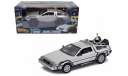 1:24 DeLorean Time Machine Flying Version Back To The Future II, масштабная модель, Welly, scale24