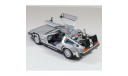 1:24 DeLorean Time Machine Flying Version Back To The Future II, масштабная модель, Welly, scale24