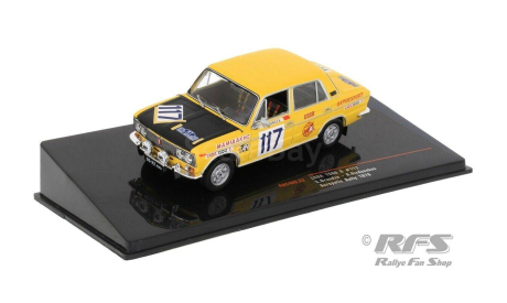 IXO 1:43 Lada 1500 S N.117 Rally Acropolis 1976 Brundza/Girdauskas ВАЗ, масштабная модель, scale43