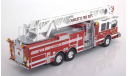 Smeal 105 Rear Mount Ladder, Charlotte Fire Department 1:43 IXO, масштабная модель, scale0