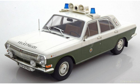 1:18 MCG Волга ГАЗ-24 Полиция ГДР Wolga M24, Volkspolizei 1972, масштабная модель, 1/18