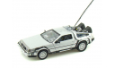 1:24 DeLorean Time Machine Back To The Future I, масштабная модель, Welly, scale24