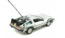 1:24 DeLorean Time Machine Back To The Future I, масштабная модель, Welly, scale24