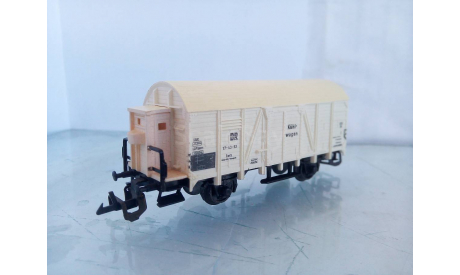 Изотермический вагон с будкой ТТ, железнодорожная модель, scale120