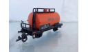Цистерна ТТ Aral оранжевая, железнодорожная модель, scale120