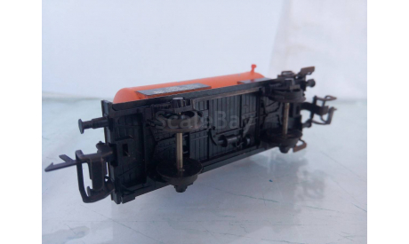 Цистерна ТТ Aral оранжевая, железнодорожная модель, scale120