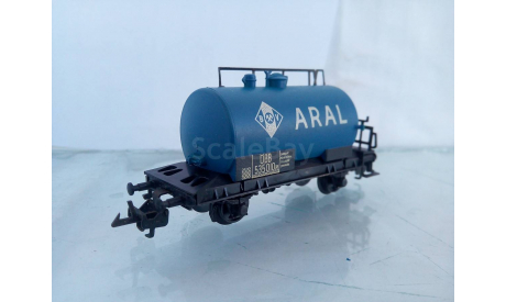 Цистерна ТТ с тормозной системой  Aral, железнодорожная модель, 1:120, 1/120
