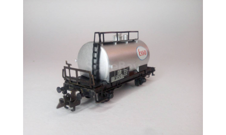 Цистерна ТТ Esso, железнодорожная модель, scale120
