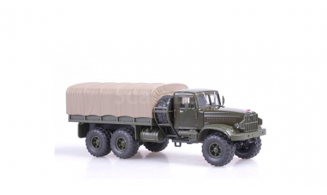 КРАЗ 255Б1 (1967), хаки , зеленые диски НАП, масштабная модель, 1:43, 1/43, Наш Автопром