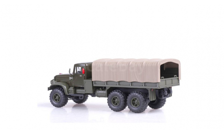 КРАЗ 255Б1 (1967), хаки , зеленые диски НАП, масштабная модель, 1:43, 1/43, Наш Автопром