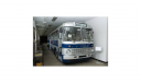 Икарус 556 серебристо-синий (Венгрия) СОВА, масштабная модель, 1:43, 1/43, Советский Автобус, Ikarus