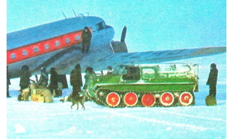 ГТ-С снегоболотоход с тентом 1954г.  SSM, масштабная модель, scale43, Start Scale Models (SSM)