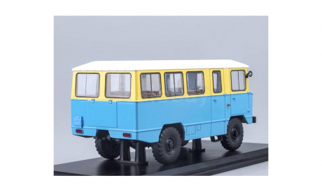 Армейский автобус АПП 66, жёлто-синий SSM, масштабная модель, scale43, Start Scale Models (SSM)