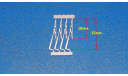 Дворники 10/15  ( 4шт.)   фототравление, фототравление, декали, краски, материалы, 1:43, 1/43, Петроградъ и S&B