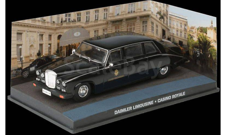 Daimler Limousine Casino Royale, масштабная модель, The James Bond Car Collection (Автомобили Джеймса Бонда), Rolls-Royce, scale43