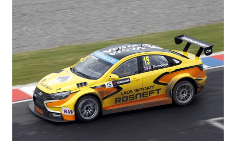 Автолегенды. Новая эпоха  № 17   Lada Vesta WTCC, журнальная серия Автолегенды СССР (DeAgostini), scale43, ВАЗ