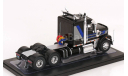 FREIGHTLINER Coronado towing vehicle (2021), black grey blue  IXO, масштабная модель, scale43