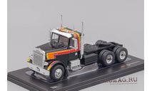 FREIGHTLINER Flc 120 64t Tractor Truck 3-assi (1977), black / red / orangeIXO, масштабная модель, scale43