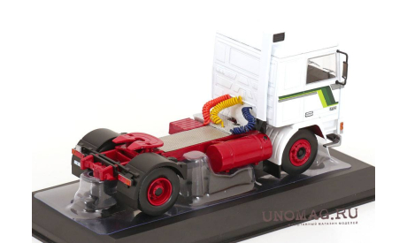 VOLVO F10 towing vehicle (1983), white/green/red   IXO, масштабная модель, scale43