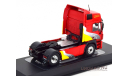 MAN F2000 towing vehicle, red grey yellow  IXO, масштабная модель, scale43