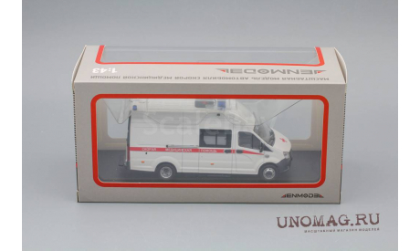 АСМП класса А, белый   LenmodeL, масштабная модель, 1:43, 1/43, ГАЗ