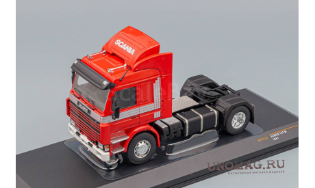 SCANIA 142m Tractor Truck 2-assi (1981), Red White  IXO, масштабная модель, scale43