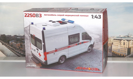 Сборная модель АСМП 2250B3    LenmodeL, масштабная модель, ГАЗ, scale43